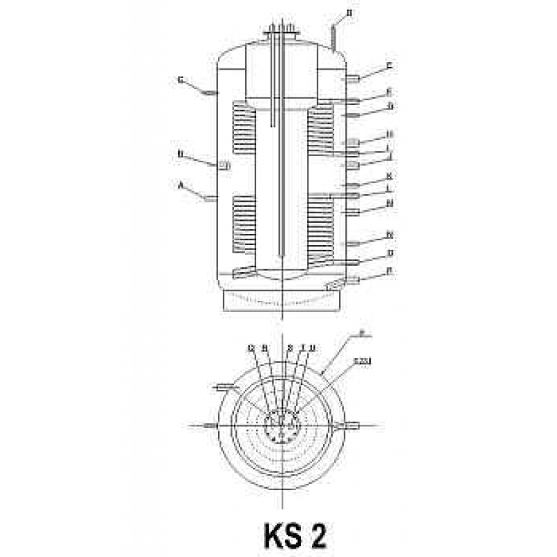 Bojlery typu KS, KS1, KS2